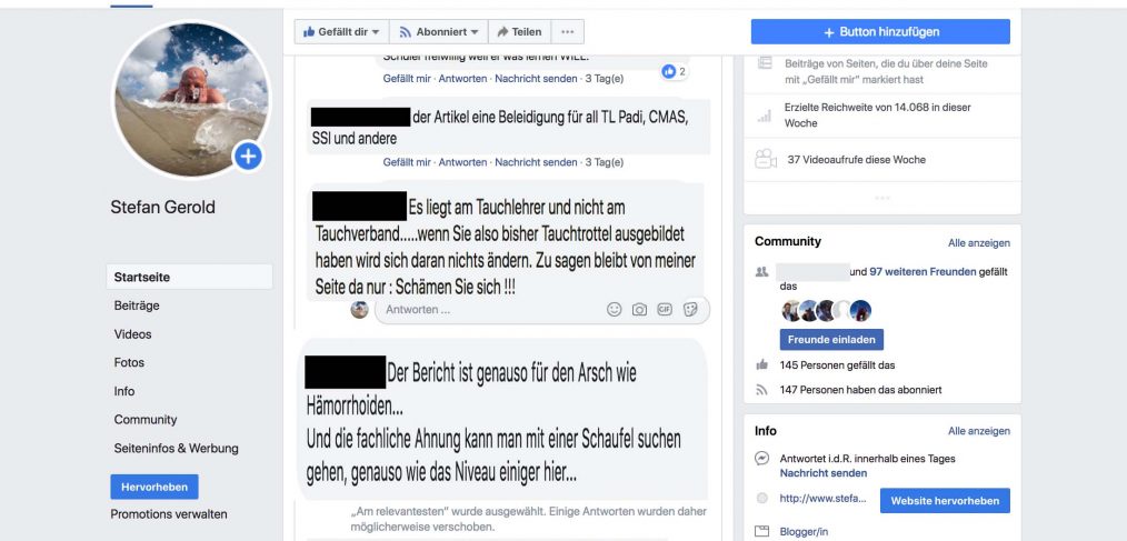 Warum ist die Taucherszene so vergiftet?
